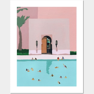 Middle Eastern swims Posters and Art